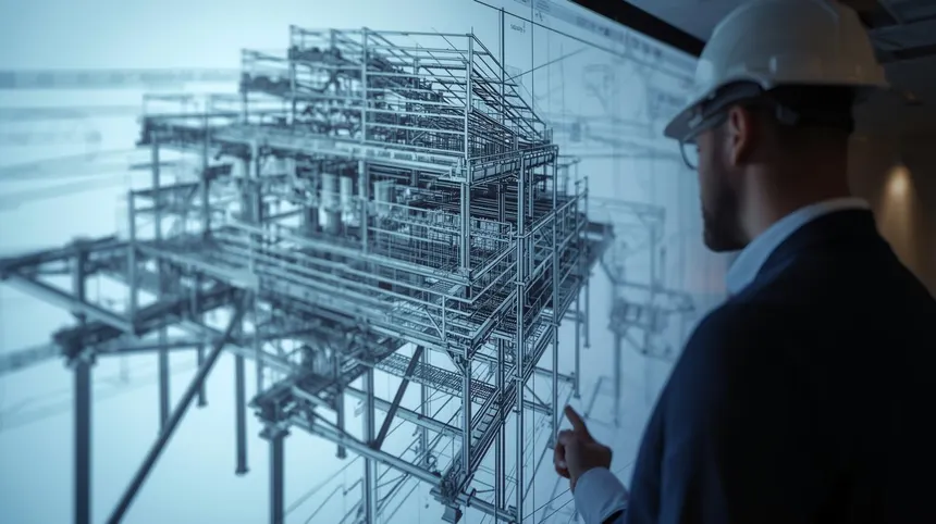 Integrated BIM workflow connecting planning, design, coordination, construction, and facility management.